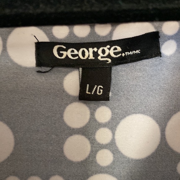 George dress with pockets. Sz L - Picture 5 of 8